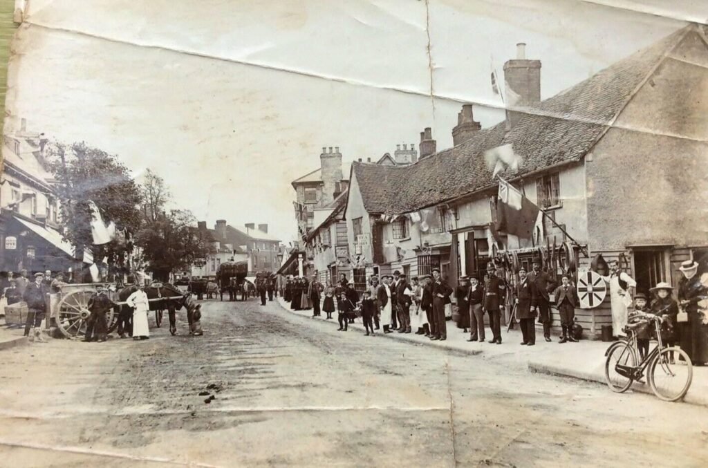 Theydon Mount Village in 1905