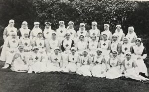 Ongar Voluntary Aid Detachment.
[The Matron Ethel Jones is in the centre of the picture]