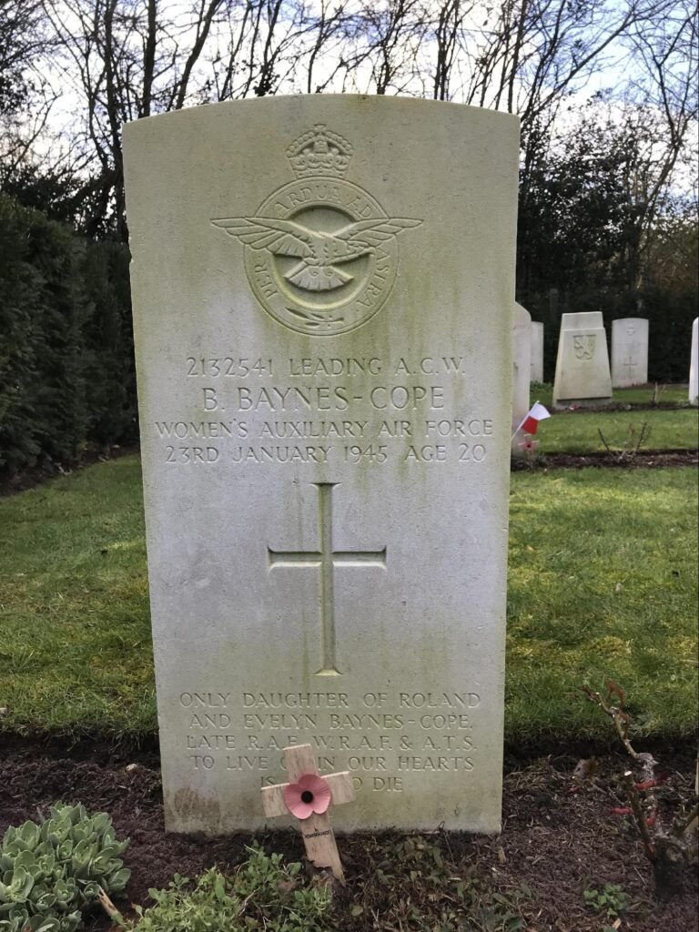 Grave of B Baynes-Cope Women’s Auxiliary Air Force