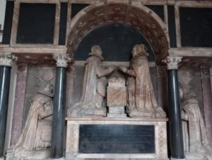 Memorial to Sir John, 1st Lord Petre of Writtle (d.1613), in North Chapel of Ingatestone Church