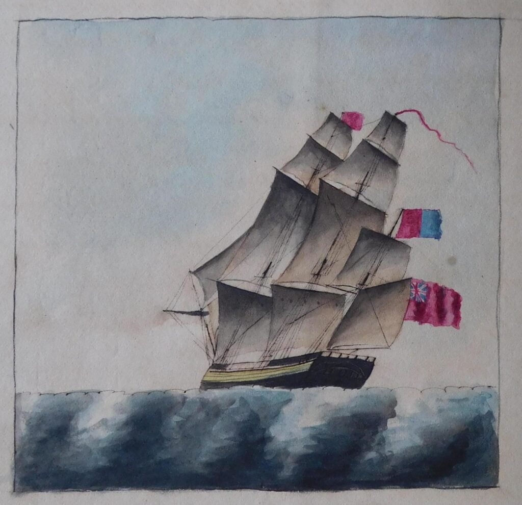 In the Brig Nancy of Mary Port. William Harkness Commander. Kept by William Johnstone Mate