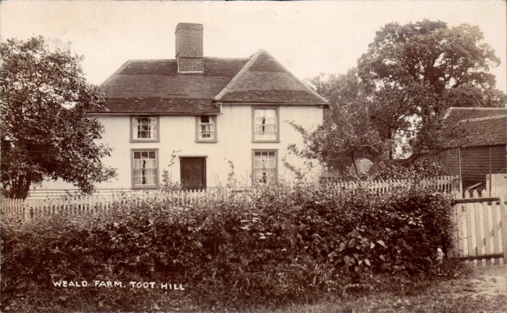 Weald Farm, Toot Hill, circa 1908