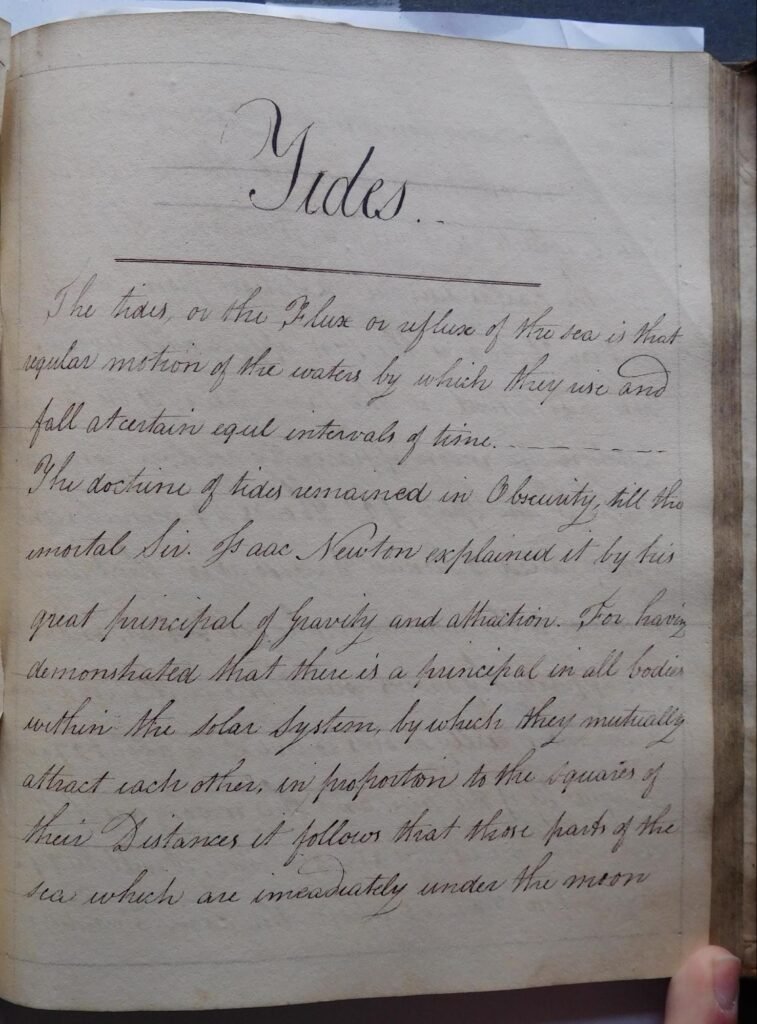 The Rules of Navigation – Tides