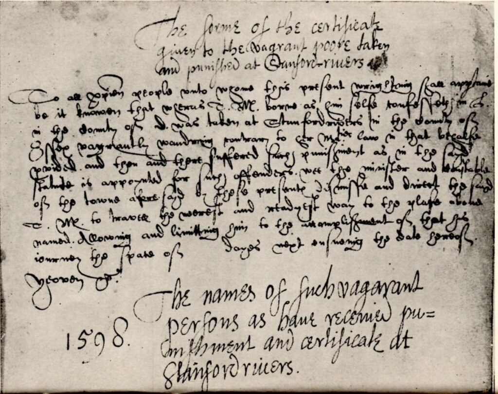 The Care of the Poor in Elizabethan Essex