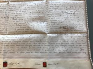 Signature and Seals of William Bowyer Smijth