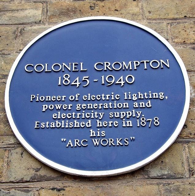 Blue Badge on the site of his first works in Anchor Street, Chelmsford