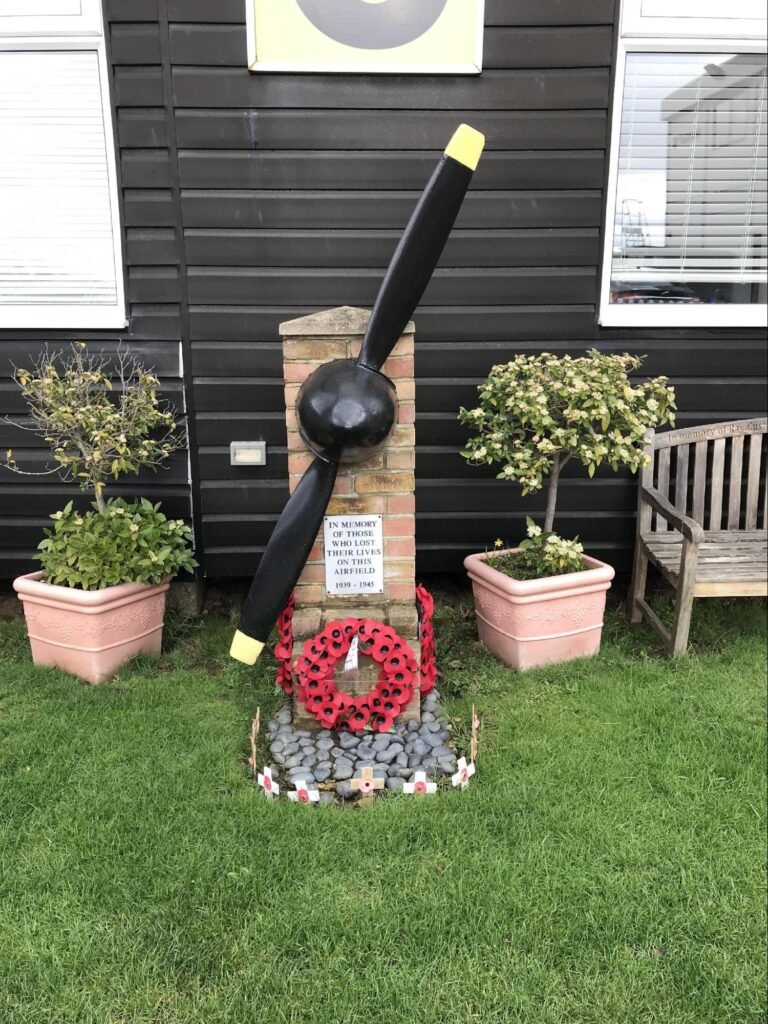 War memorial at Stapleford Airfield