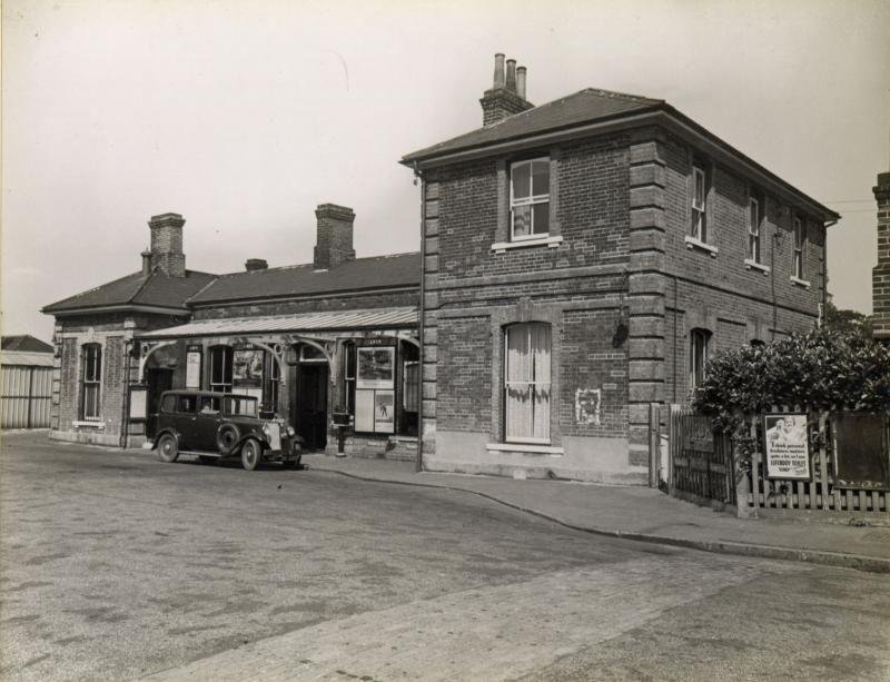 Ongar Railway Station circa 1935