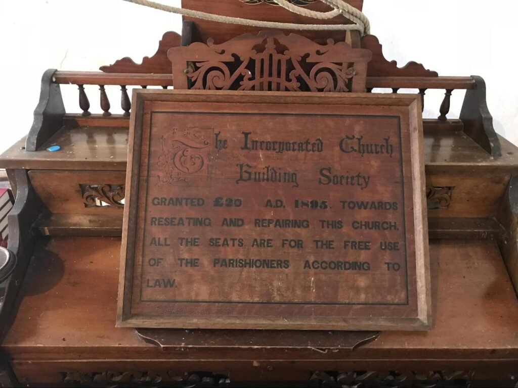 Such boards are a rare survival in churches