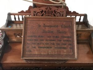 Such boards are a rare survival in churches