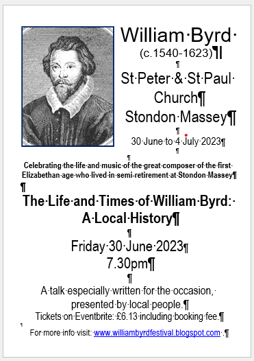 William Byrd Concert