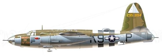 B26 of the 494th Bomb Squadron