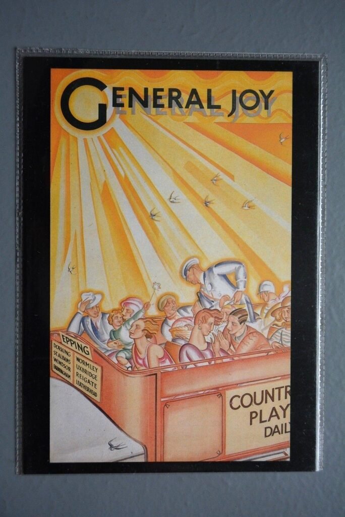 Copy of a London Transport Poster issued in 1928