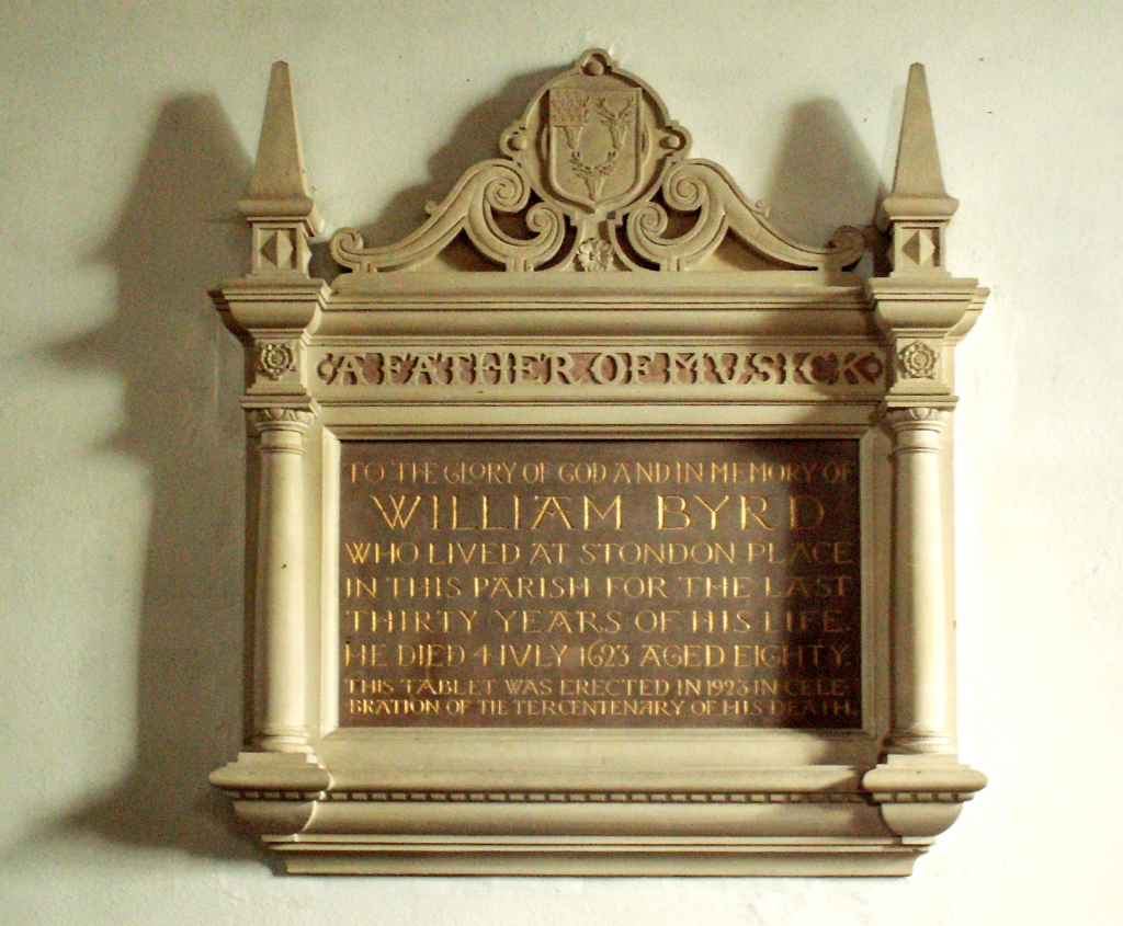William Byrd Memorial, St Peter and St Paul Stondon Massey