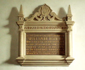 William Byrd Memorial, St Peter and St Paul Stondon Massey