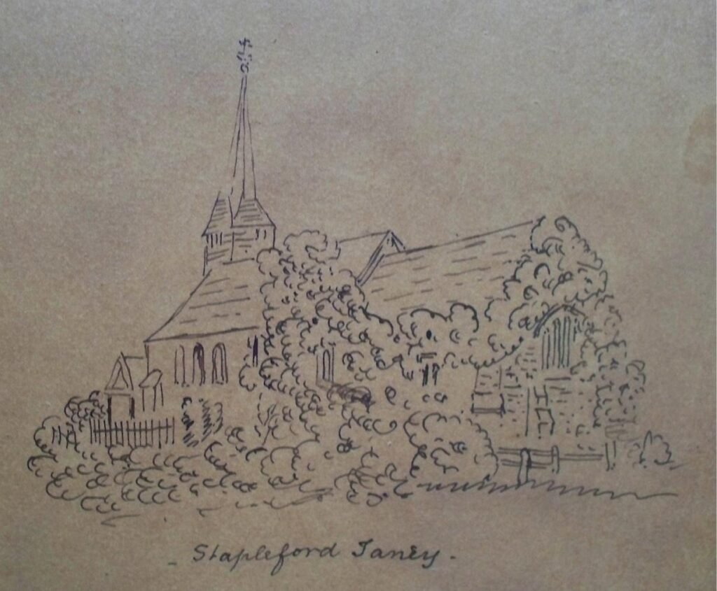 A Victorian Antiquarian’s Scrapbook, Stapleford Tawney Church