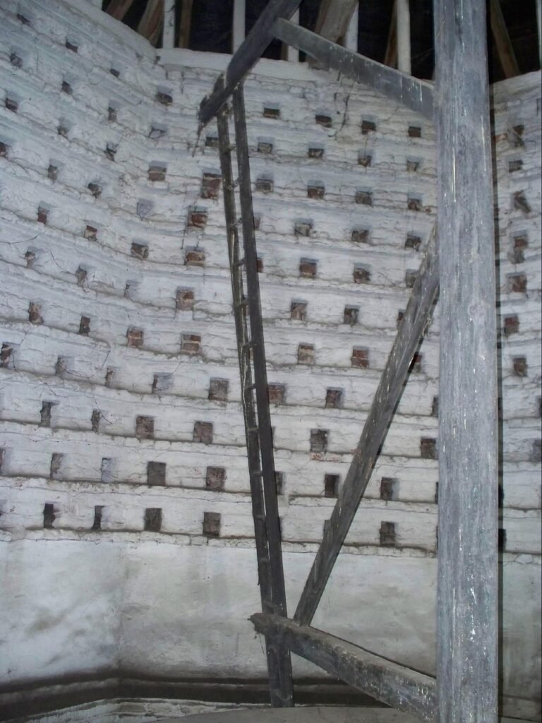 Interior of a dovecote