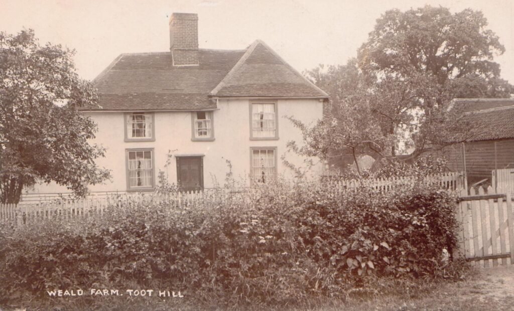 Weald Farm, Toot Hill, circa 1917