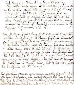 A page taken from ‘Jottings’ written by Edward Henry Lisle Reeve in 1881