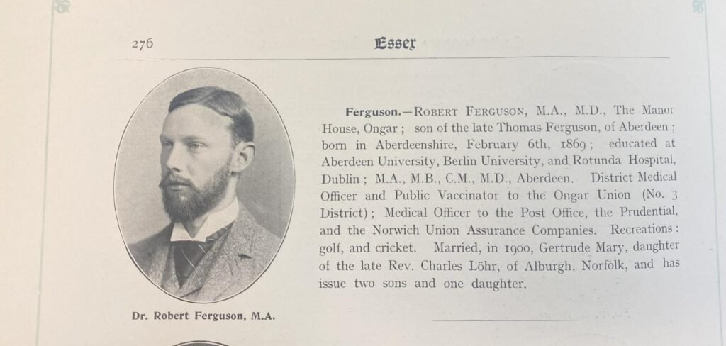 Robert Ferguson, M.A, M.D.