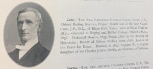 The Reverend Laurence George Capel Cure, J.P.