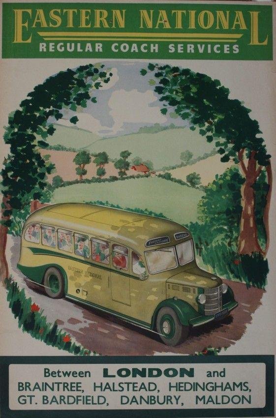 Eastern National Coach Services Postcard