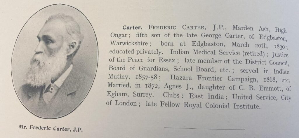 Mr. Frederick Carter, J.P.