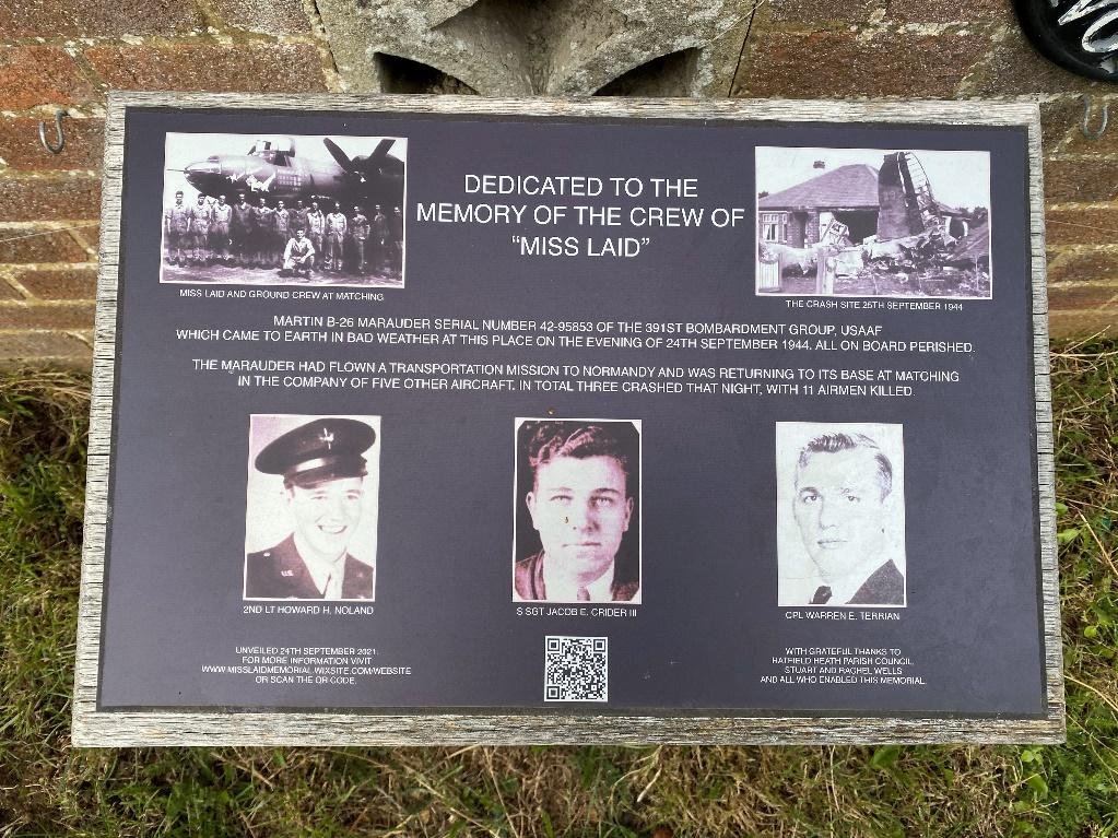 Memorial on the Chelmsford Road, Hatfield Heath