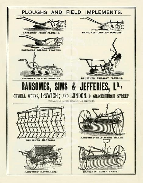 Ploughs and Field Implements