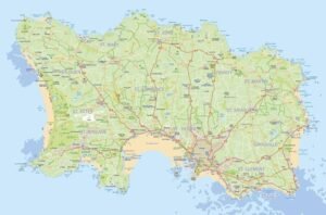 a. Map of Jersey