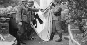 g. Swastika flags on all public buildings