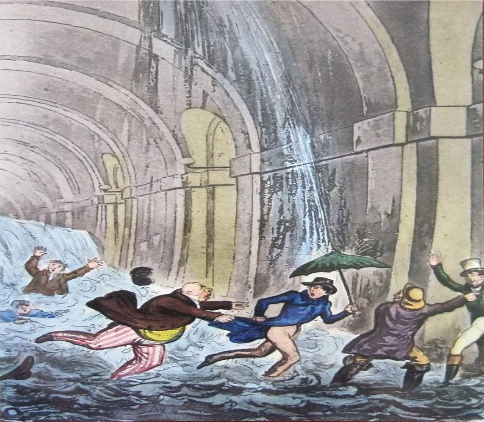 Flooding in the tunnel