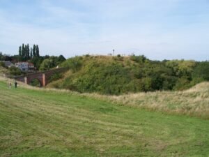 A view of Pleshey Castle