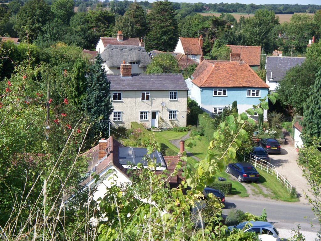 A view from the top of Pleshey Castle