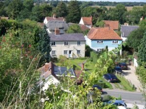 A view from the top of Pleshey Castle
