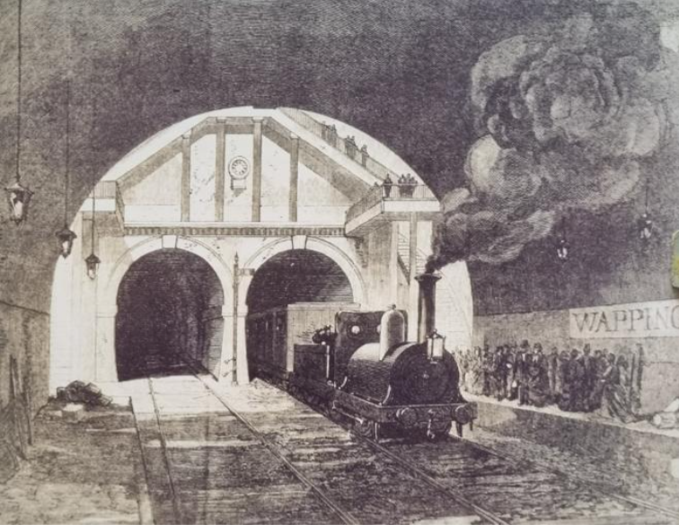 Wapping Station – the age of steam arrives