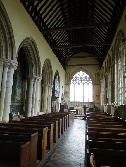 Arcade in Little Dunmow Priory