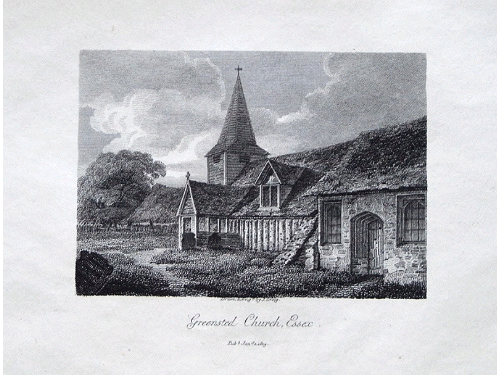 Greensted Church, Essex (1809)